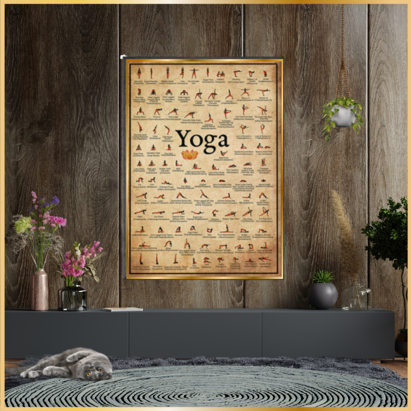 Yoga Canvas Painting