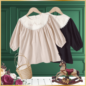 Toddler Lace Embroidery Retro Dress