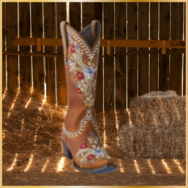 2 Bohemian Embroidered Boots