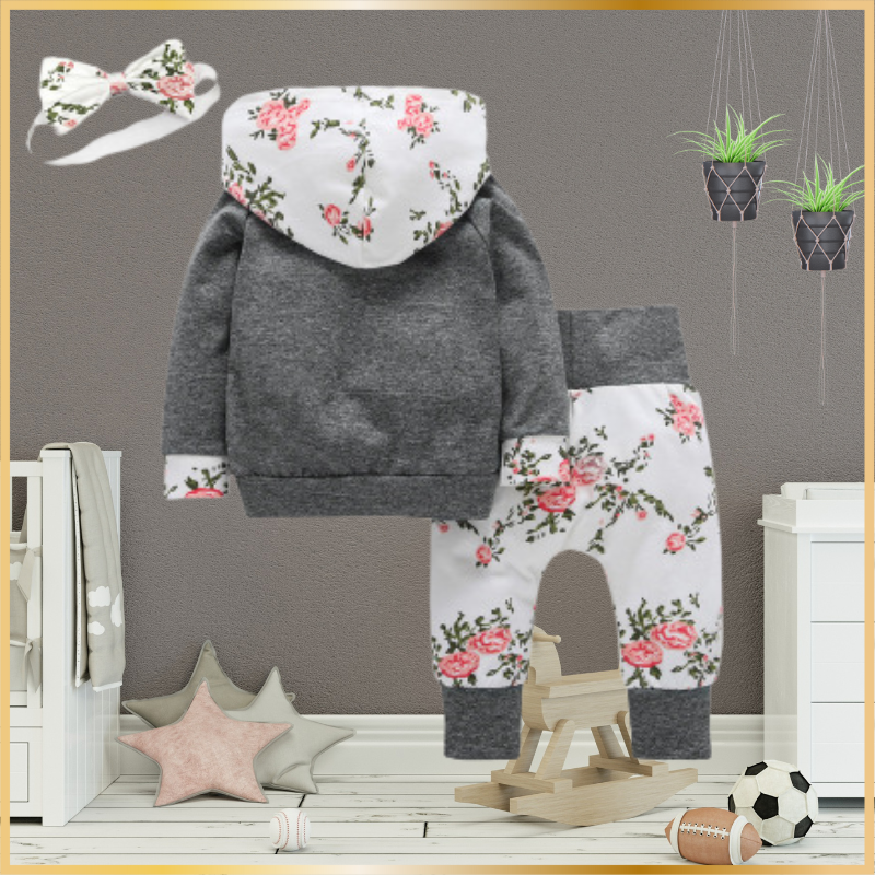 Floral Three-Piece Set