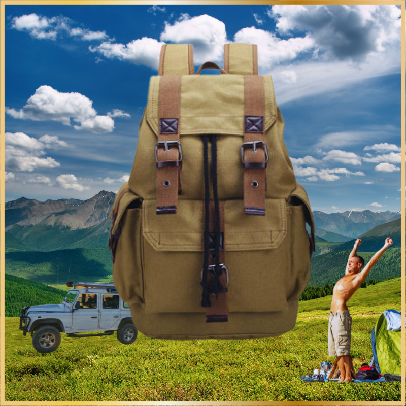 Retro Large Backpack