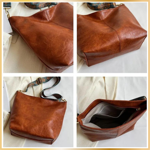 Retro Shoulder Bag Faux Leather