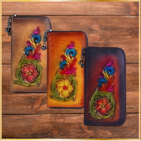 Leather Handbag Wallet