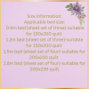 6 Bedding Sheet Quilt Cover Set