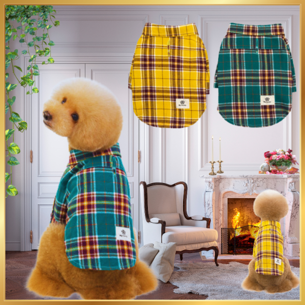 1 Dog Shirt Plaid
