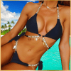 2 Split Halterneck Bohemian Bikini Set