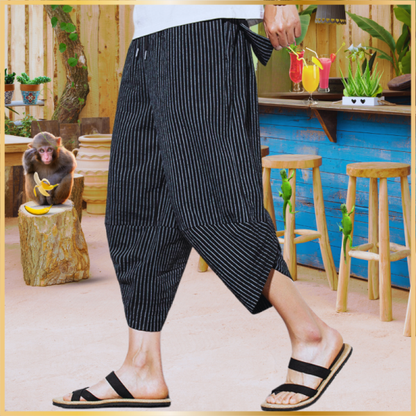 Linen Cropped Summer Trouser