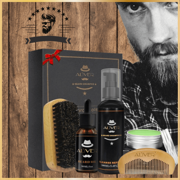 6 Beard Kit Care and Growth Organic