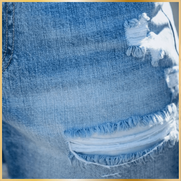 Untitled design - 2024-06-02T120330.460 Fringed Denim Shorts Stone Washed