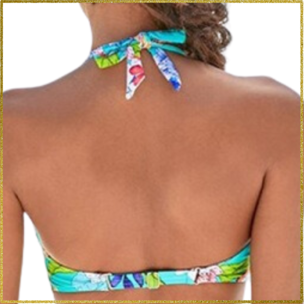 Floral Halter Bandage Bikini