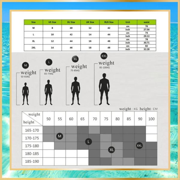 Swim Trunks Tropical Print