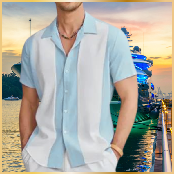 Hawaiian Loose Fitting Shirt Blouse