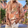 Loose Printed Short Sleeve Shirt