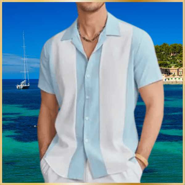 8 Hawaiian Loose Fitting Shirt Blouse