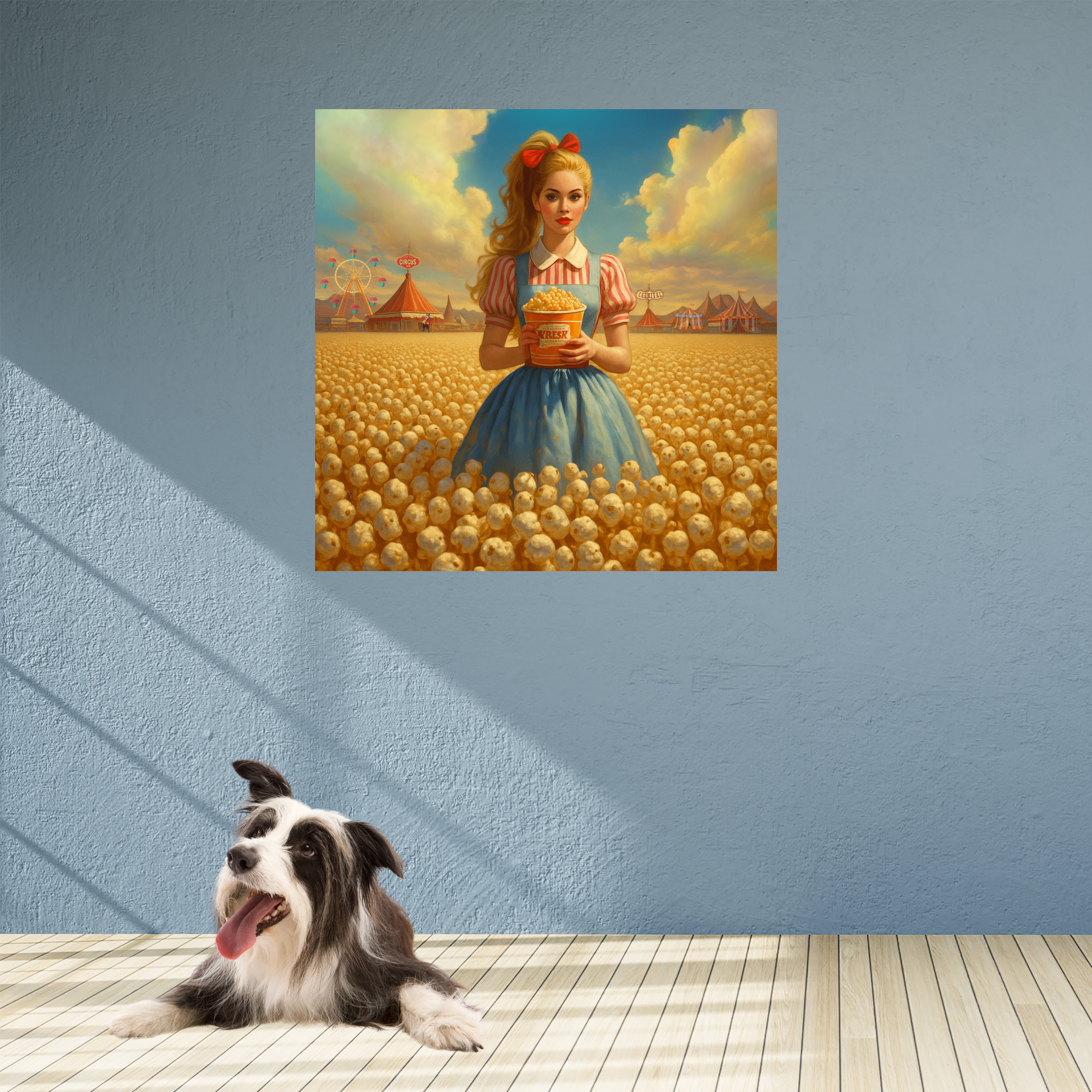Popcorn Dream - Print on Canvas Popcorn Dream โ Print on Canvas
