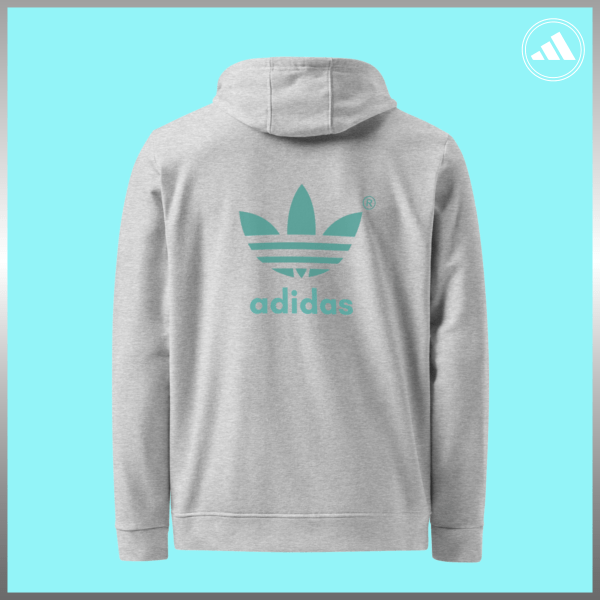 2 Adidas Fleece Hoodie Hooded Sweatshirt Adidas Pullover