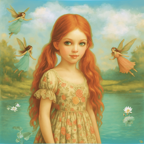 1 Fairy Whispers - Print on Canvas