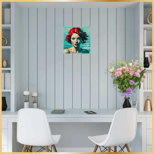 Sapphire Tide - Print on Canvas