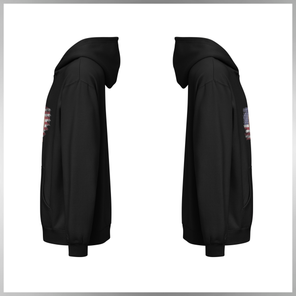 Box Fit Hoodie - USA Patriot