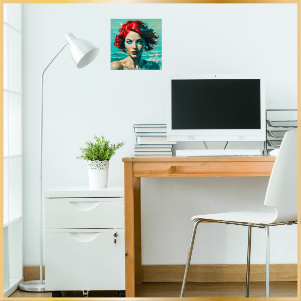 Sapphire Tide - Print on Canvas