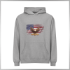 Box Fit Hoodie - USA Patriot