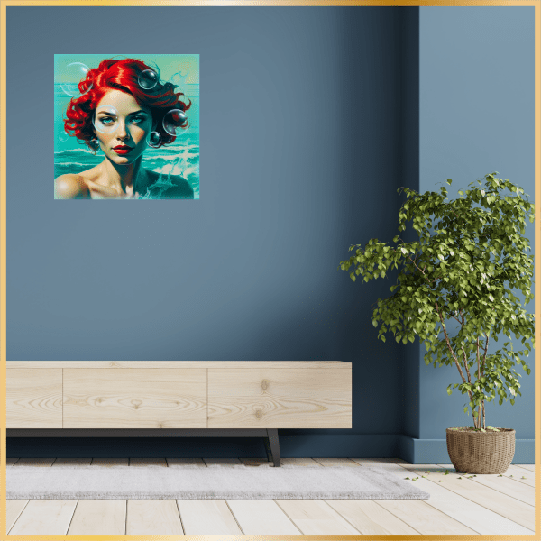 Sapphire Tide - Print on Canvas