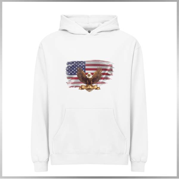 Box Fit Hoodie - USA Patriot