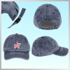 Vintage Cotton Twill Cap - USA Star