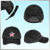 Vintage Cotton Twill Cap - USA Star
